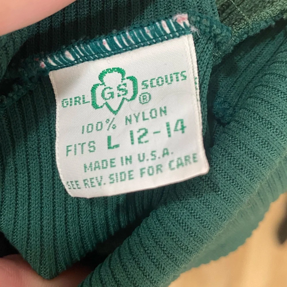 Girl Scouts Long Sleeve Turtleneck Bodysuit Size‎ Large (12-14)
